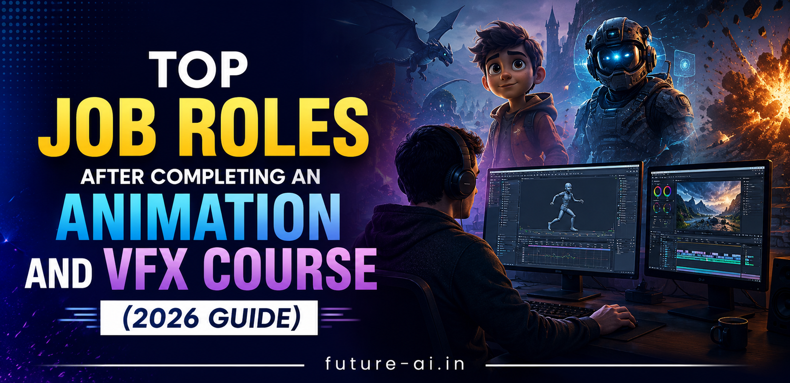 Top Job Roles After Completing an Animation and VFX Course (2026 Guide)